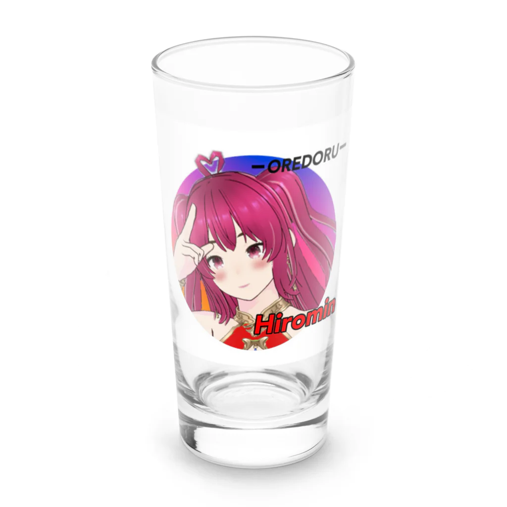 CASPROSTORESのYouTubeアニメ『俺ドル』キャラグッズ ひろみんA Long Sized Water Glass :front