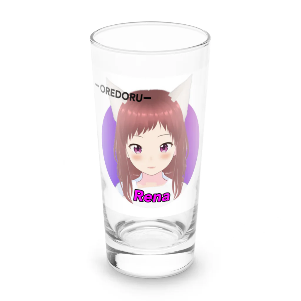 CASPROSTORESのYouTubeアニメ『俺ドル』キャラグッズ レナA Long Sized Water Glass :front