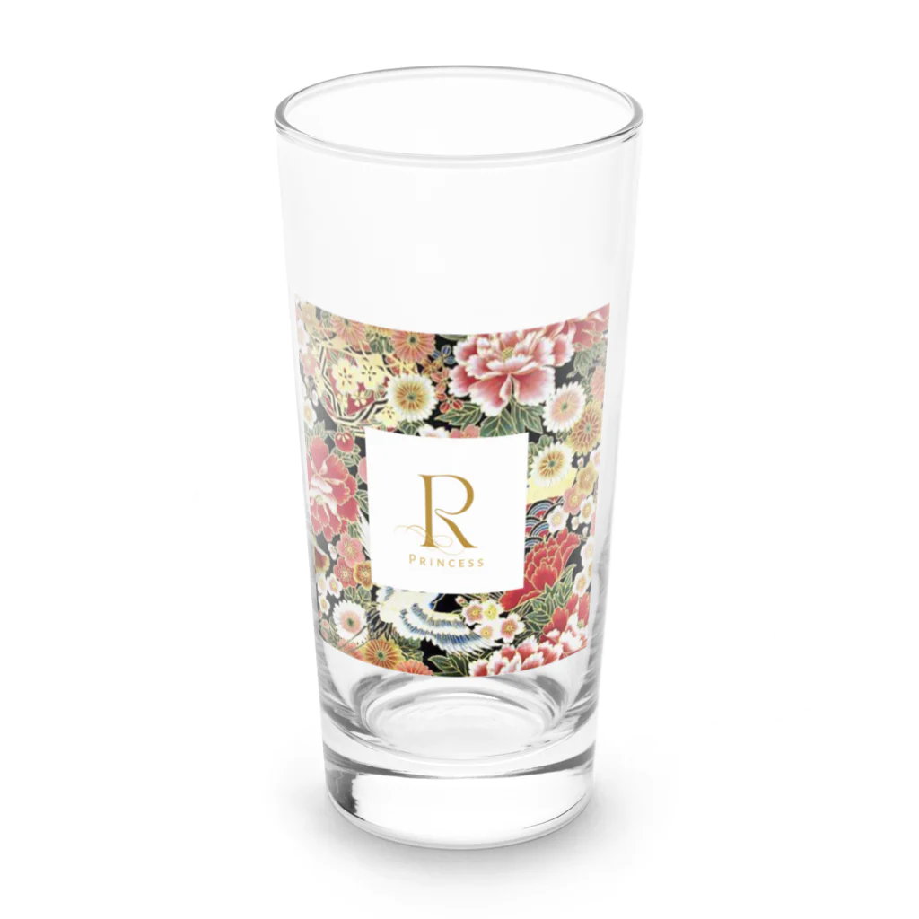 ROYAL Princessの和洋融合デザインシリーズ（黒） Long Sized Water Glass :front