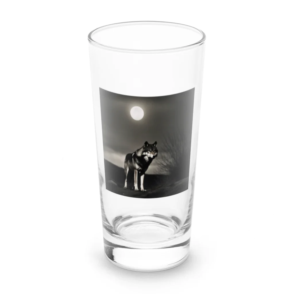 狼ショップの夜の狩人 Long Sized Water Glass :front