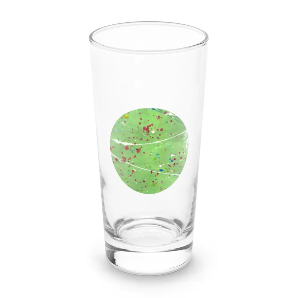 HANArtistの「KIMOCHI」若きアーティストHANA作 Long Sized Water Glass :front