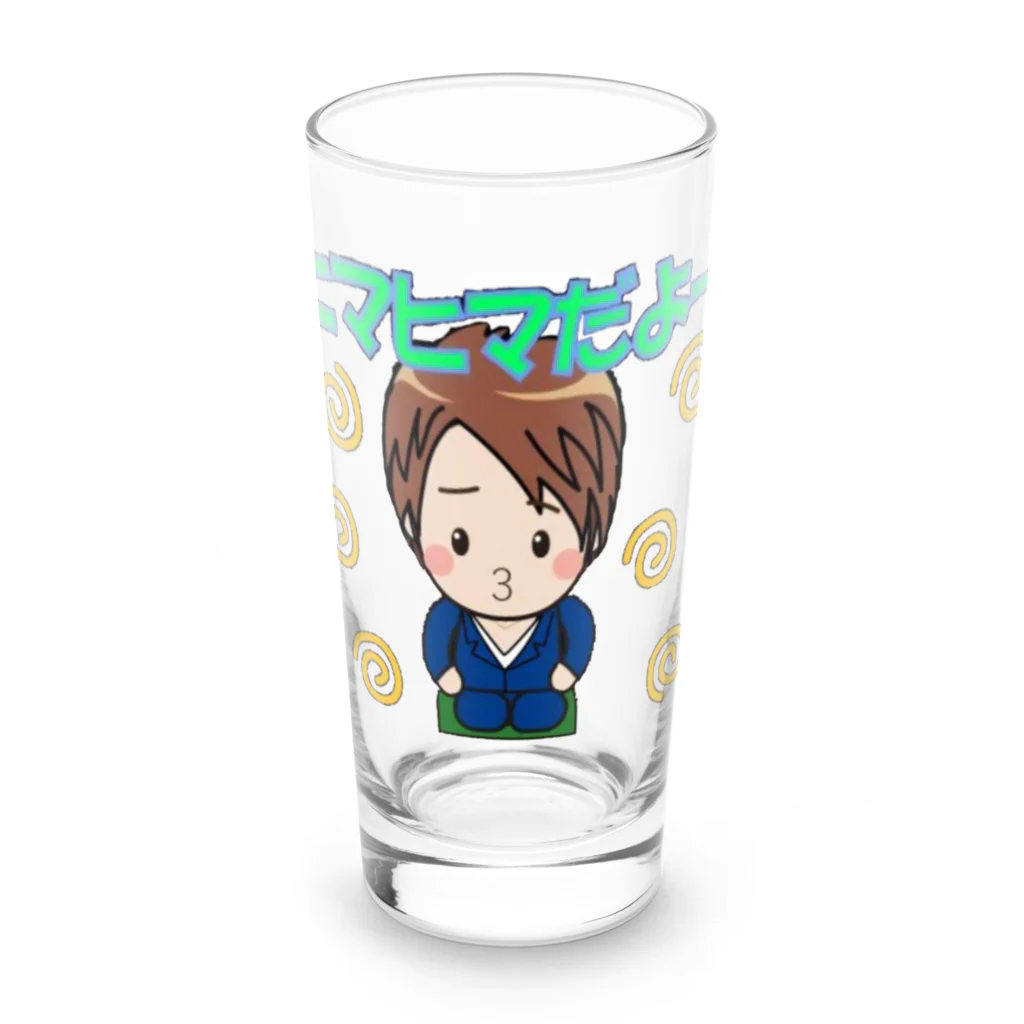 FXトレーダーちはるのひまつぶしくん Long Sized Water Glass :front