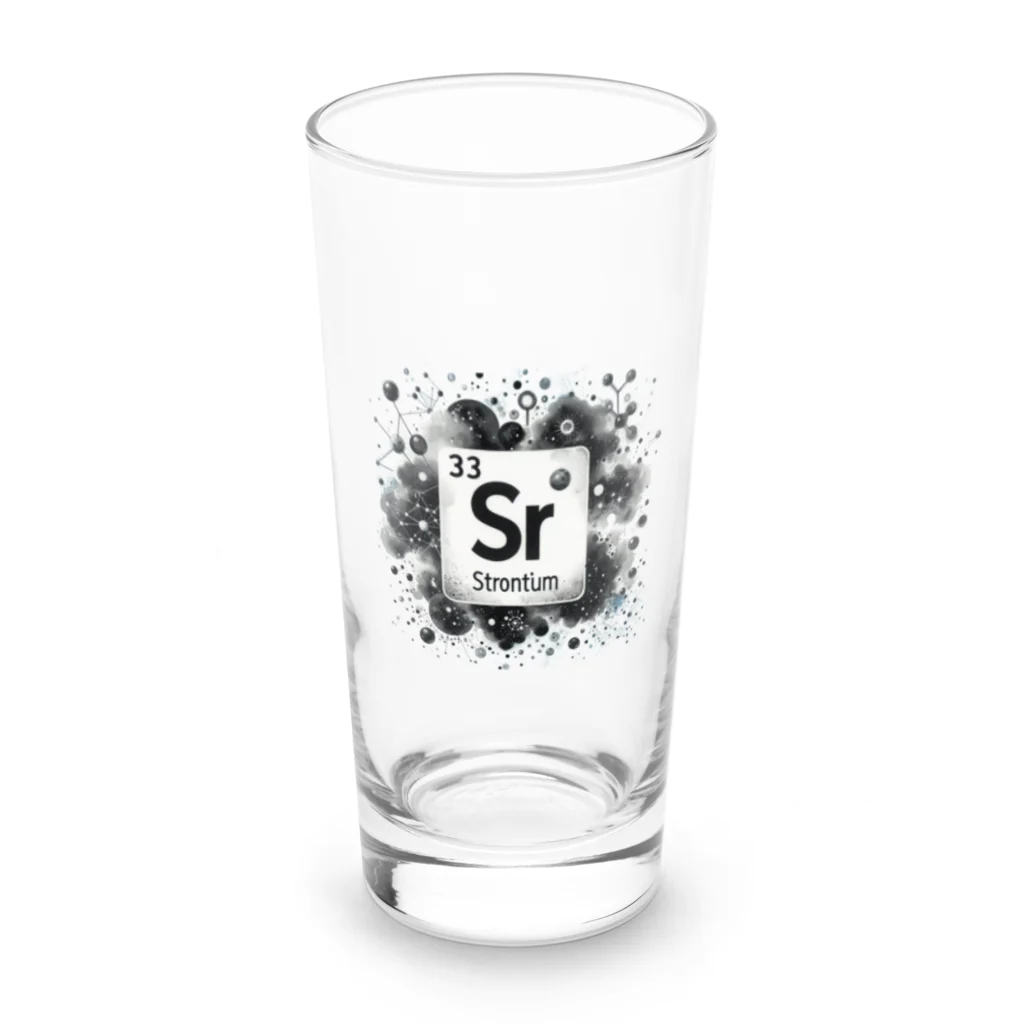 science closet（科学×ファッション）の元素シリーズ　~ストロンチウム Sr~ Long Sized Water Glass :front