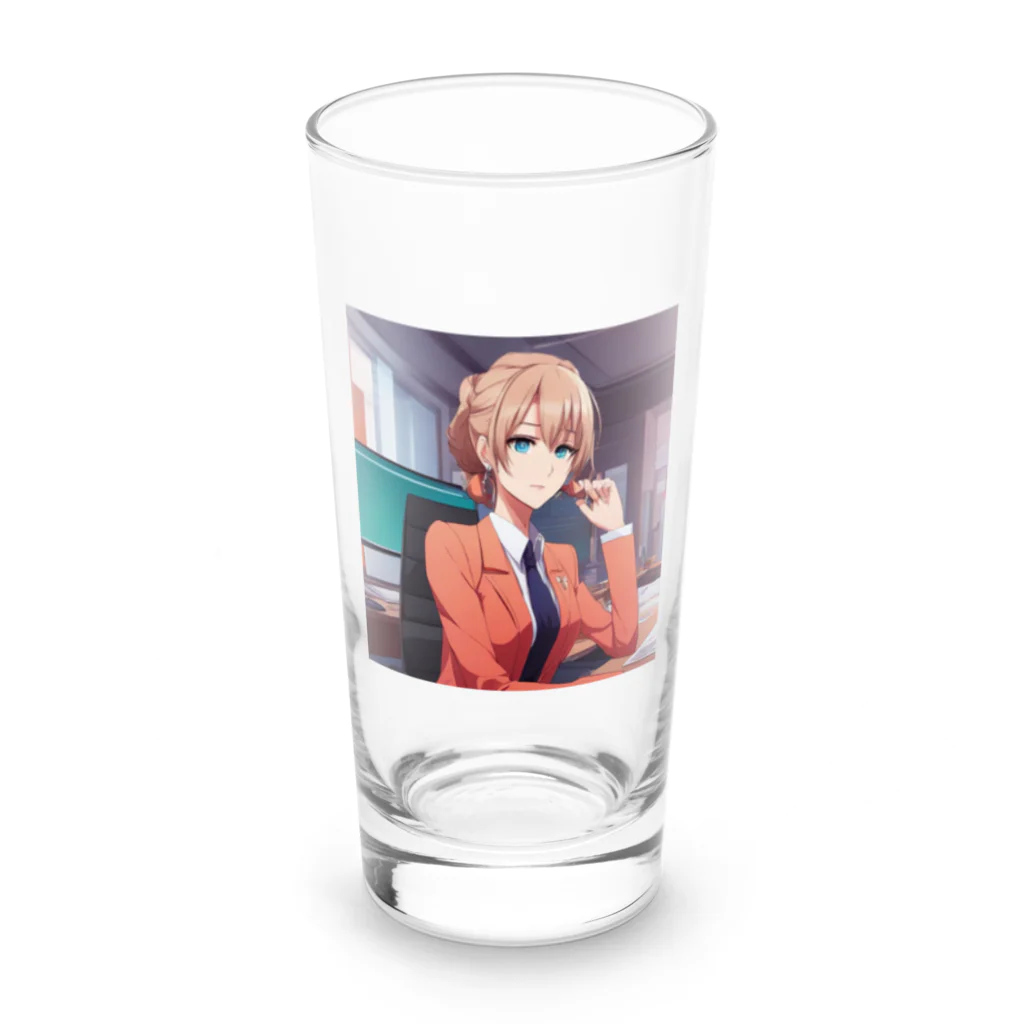 LuLu Shopの新米OLが仕事にだんだん慣れてきた様子！ Long Sized Water Glass :front