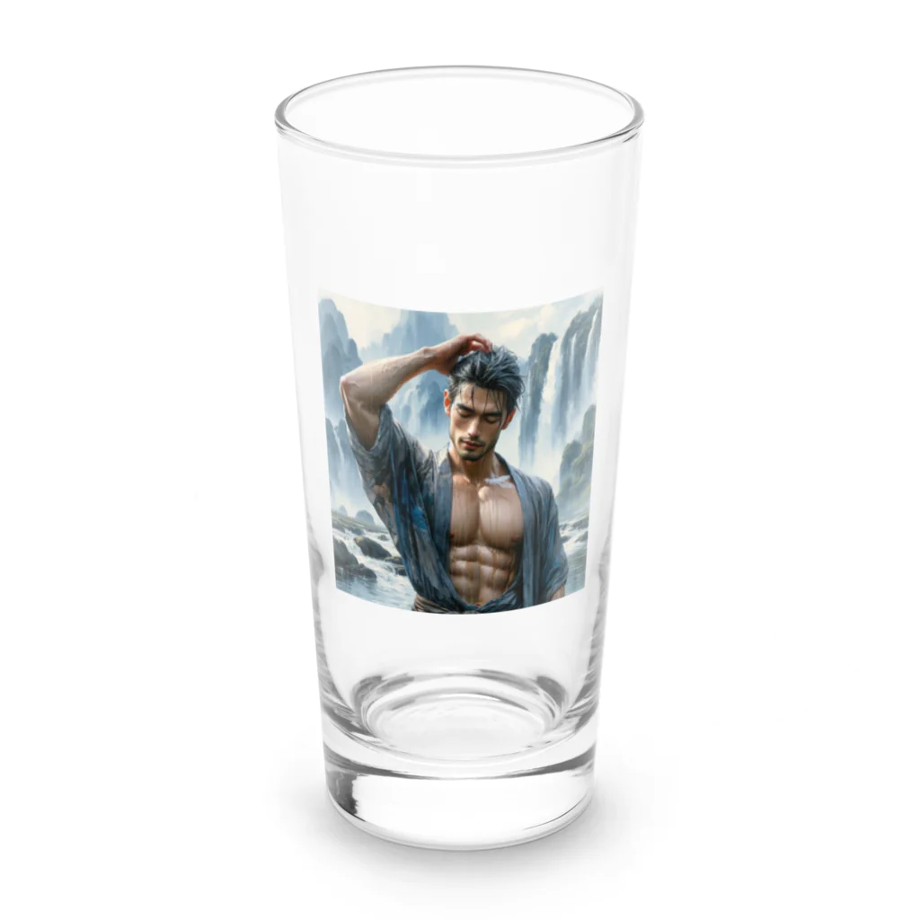 KyleのLGPTQを支持する筋肉マン Long Sized Water Glass :front