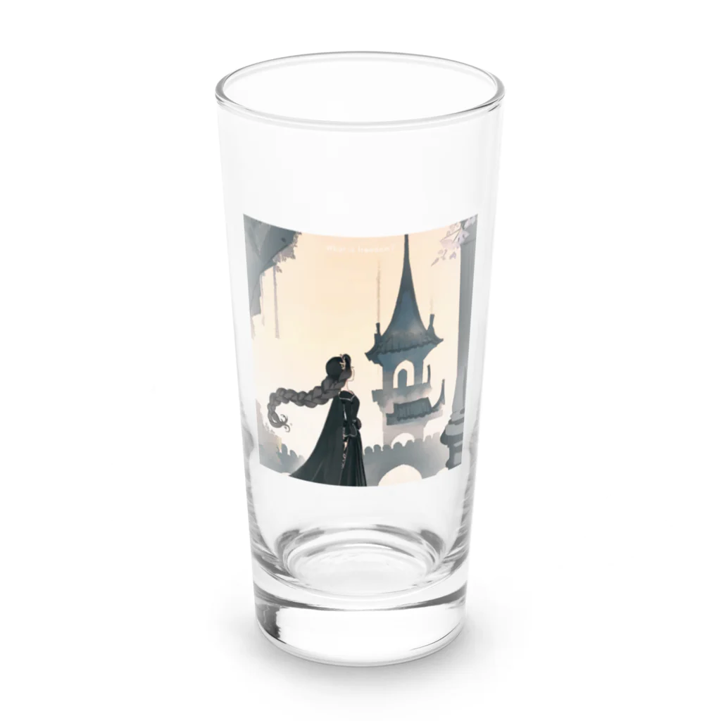 凡人-bonjin-のダークファンタジーラプンツェル Long Sized Water Glass :front