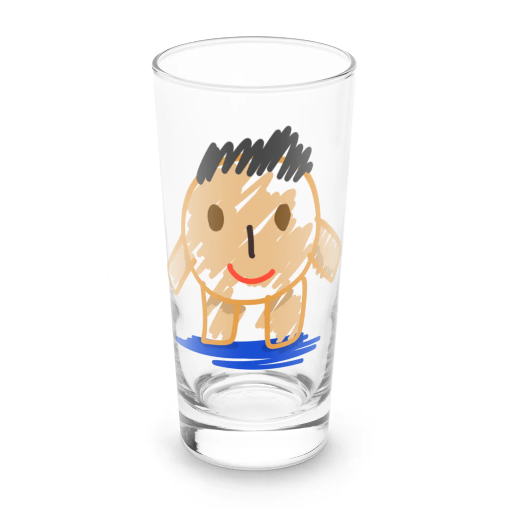 chicodeza by suzuriの人間 Long Sized Water Glass :front