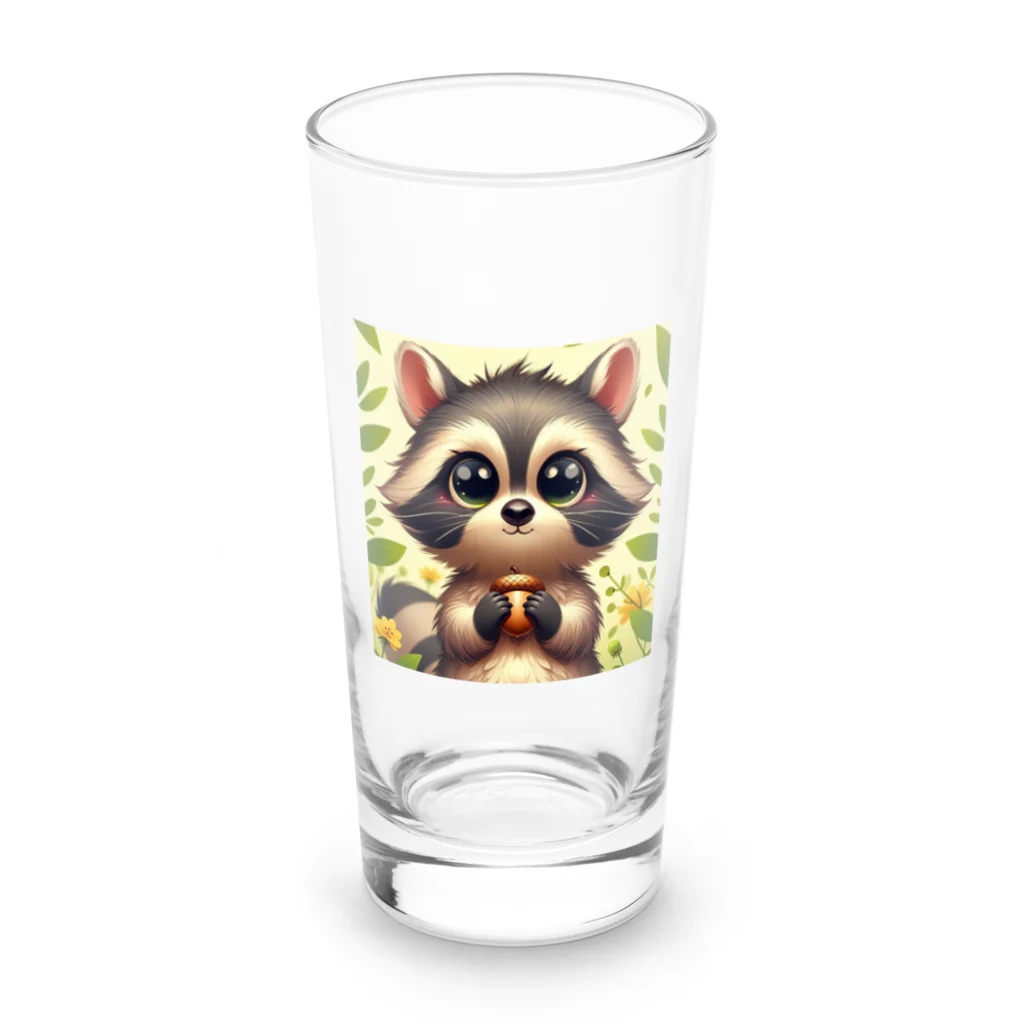 redpanda_pandaの恋したあらいぐま Long Sized Water Glass :front