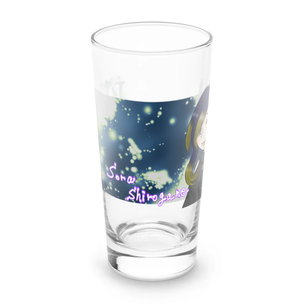 雨音月陽のBIT 白銀天 グラス Long Sized Water Glass :front