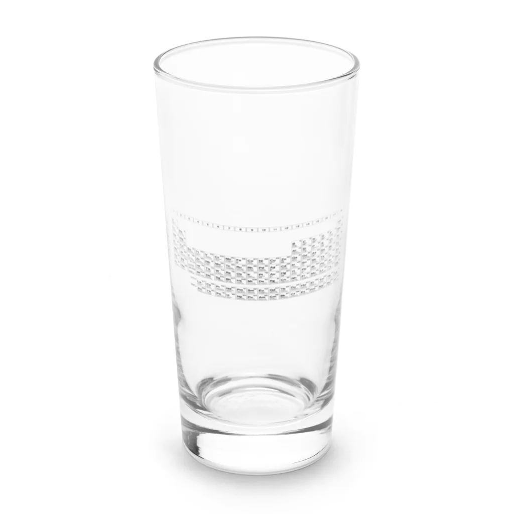 monkyNの元素周期表 Long Sized Water Glass :front