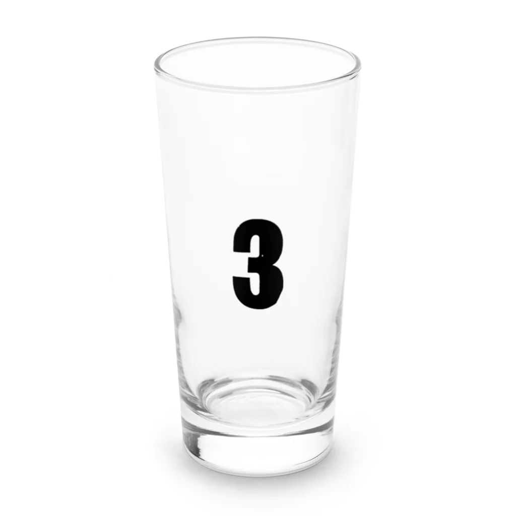 Deltaのただの3 Long Sized Water Glass :front