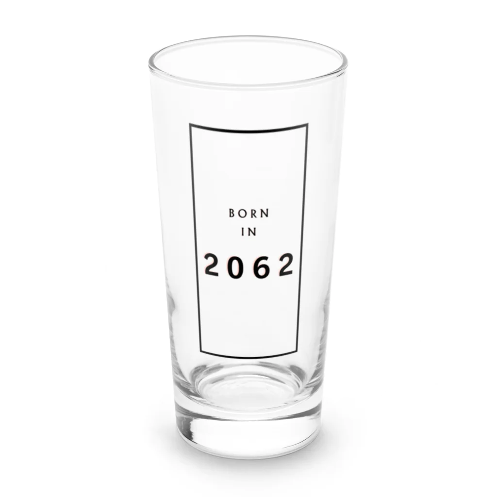 Identity brand -sonzai shomei-の【未来生年】BORN in 2062 / 2062年生 ロンググラス前面