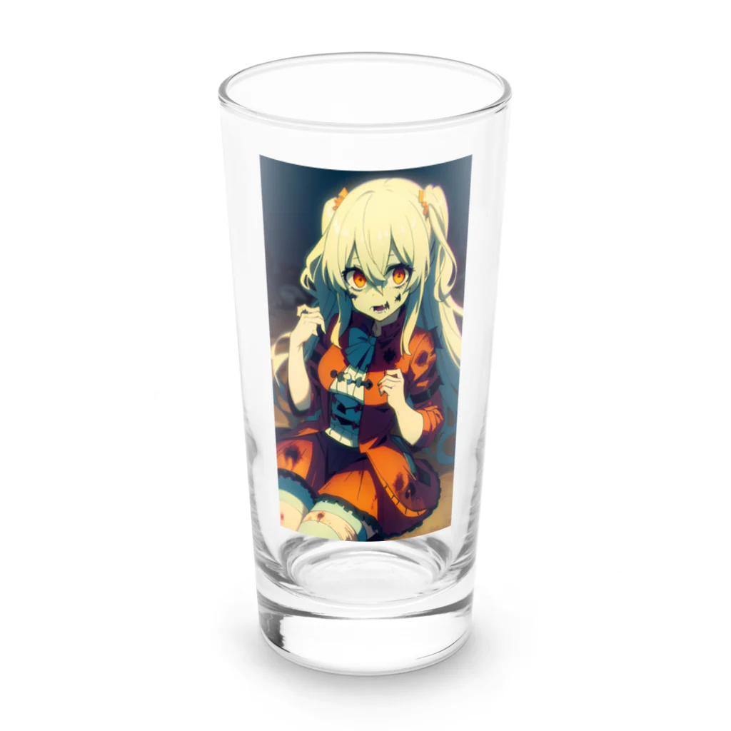 ほっこりアニメマートのゾンビィ～4 Long Sized Water Glass :front