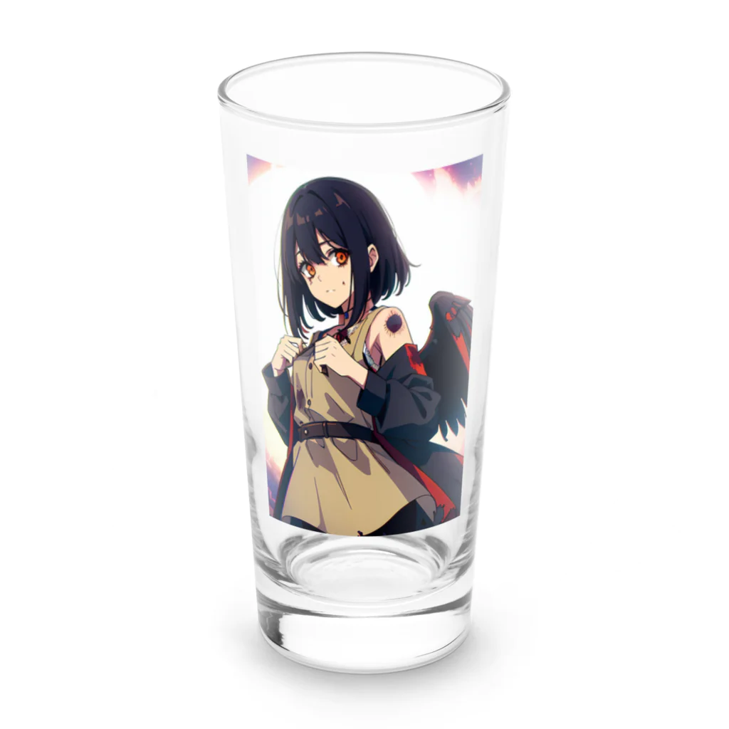 ほっこりアニメマートのゾンビィ～9 Long Sized Water Glass :front