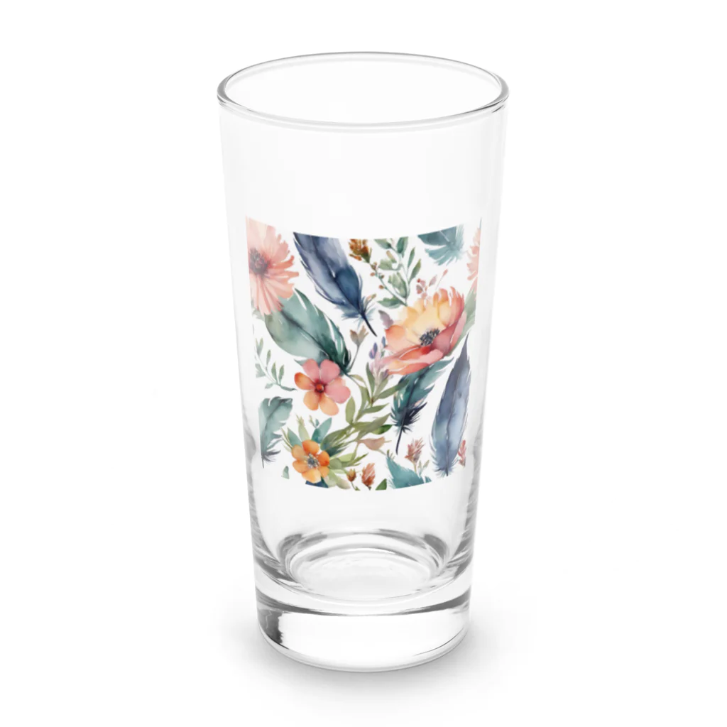 tk-yggのボタニカル・ブーケ Long Sized Water Glass :front