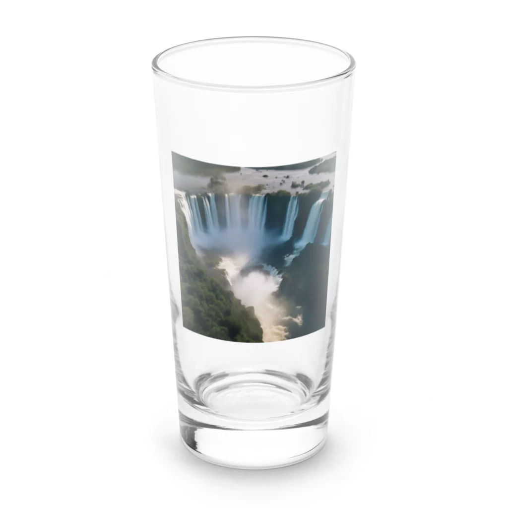 metametamonnのアルゼンチンのイグアスの滝 Long Sized Water Glass :front