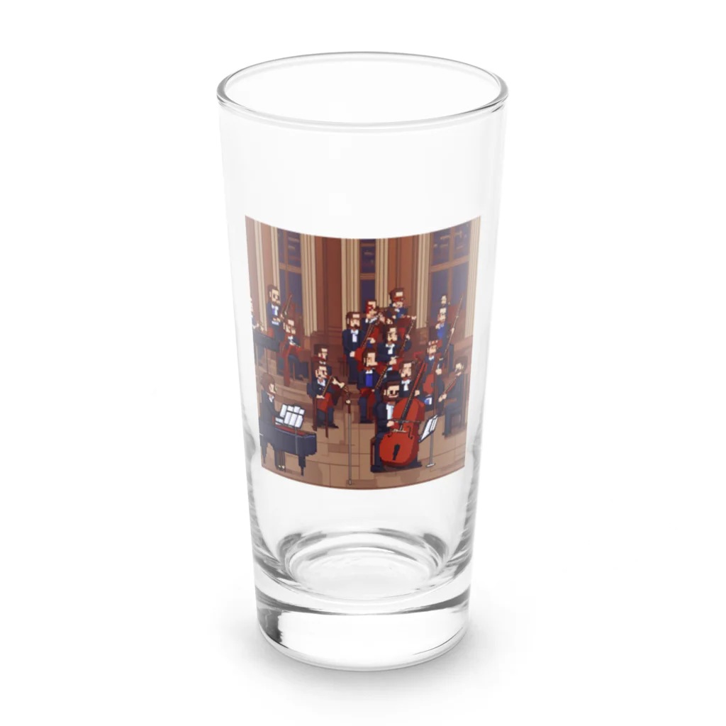 turuto-のドット絵室内楽 Long Sized Water Glass :front