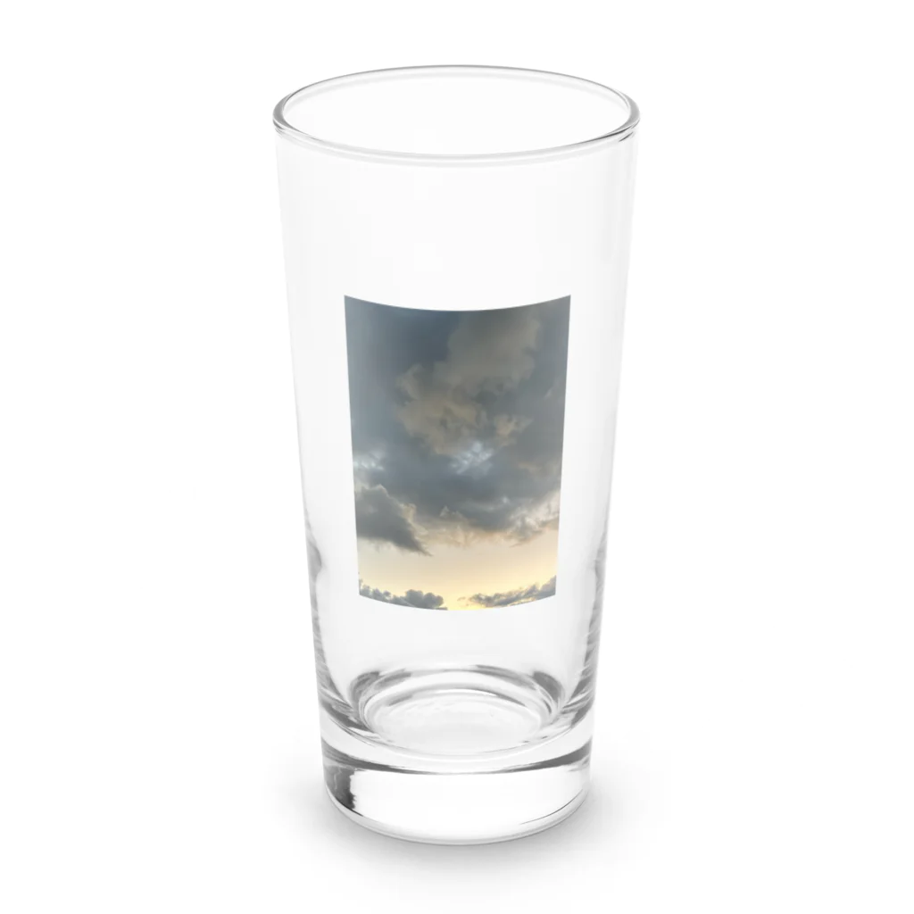 rilybiiの雲と朝焼け Long Sized Water Glass :front