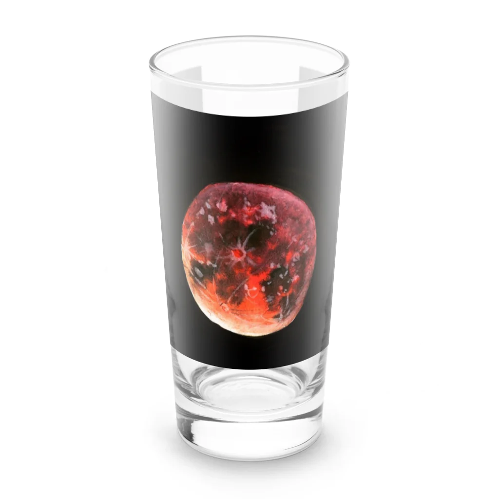 JapaneseArt Yui Shopの皆既月食 Long Sized Water Glass :front