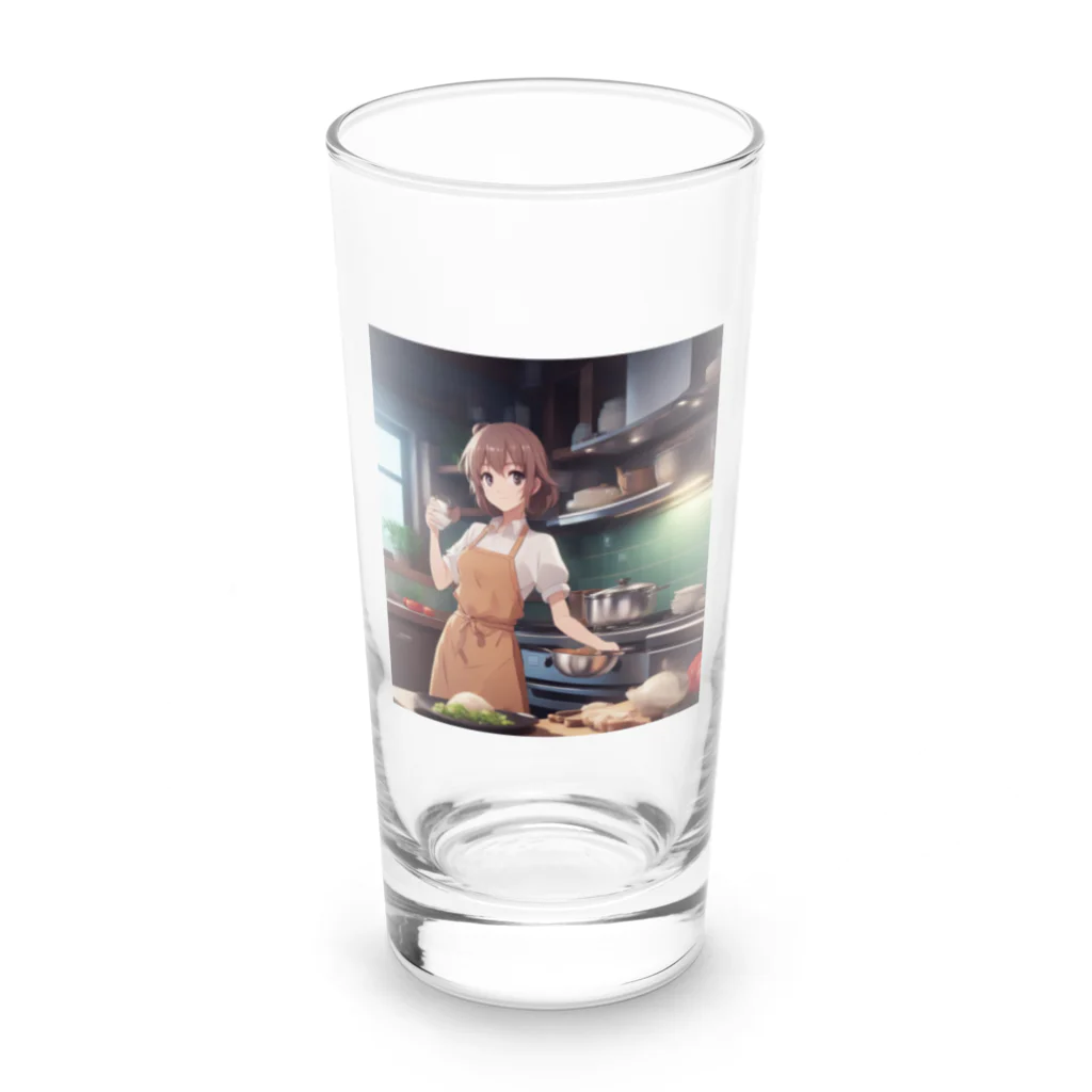 AIchan4の料理女子 Long Sized Water Glass :front