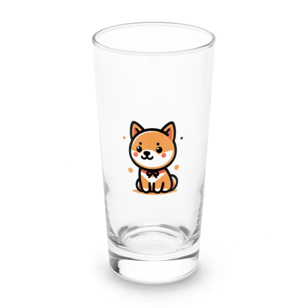 わんこグッズしょっぷcooの子犬の柴犬くん Long Sized Water Glass :front