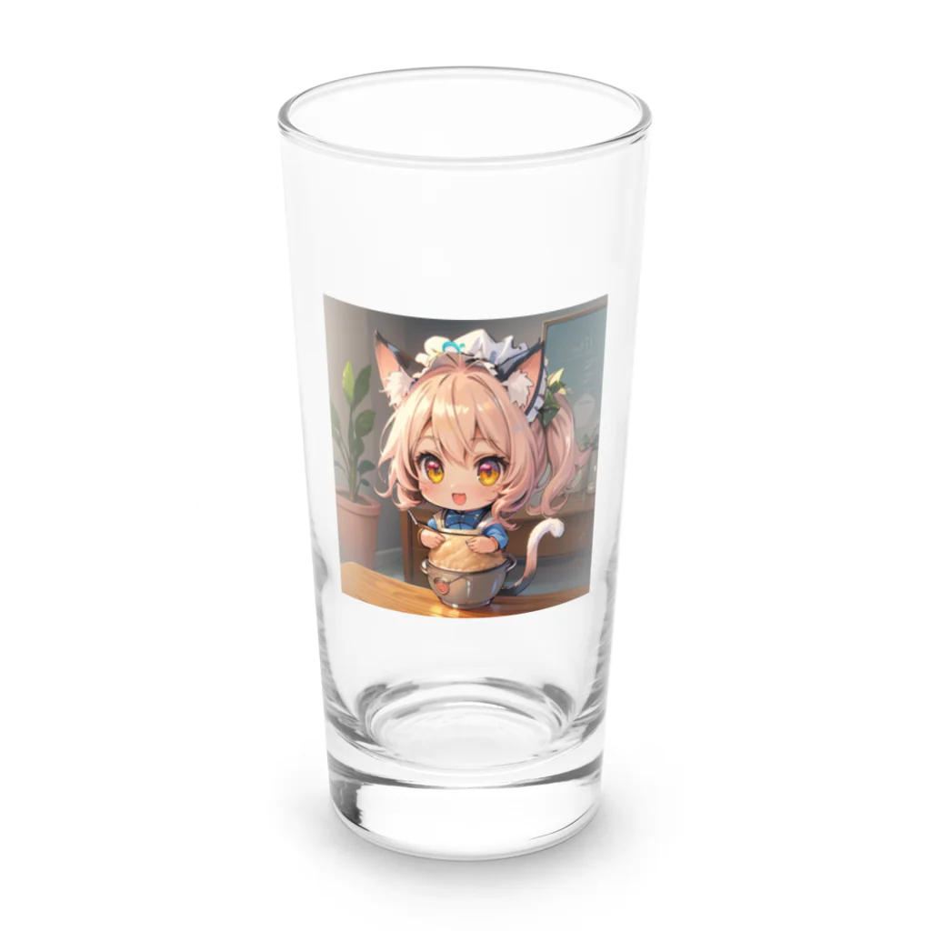 リキ製作所のネコミミあずにゃんパート2 Long Sized Water Glass :front