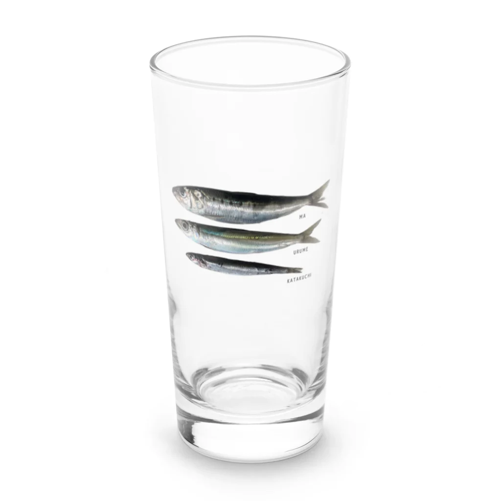 おさかな専門SSW 齊藤 いゆ 𓆛𓆜𓆝𓆞𓆟𓆡𓆜𓇼𓈒𓆉 𓆛のイワシ３点セット Long Sized Water Glass :front