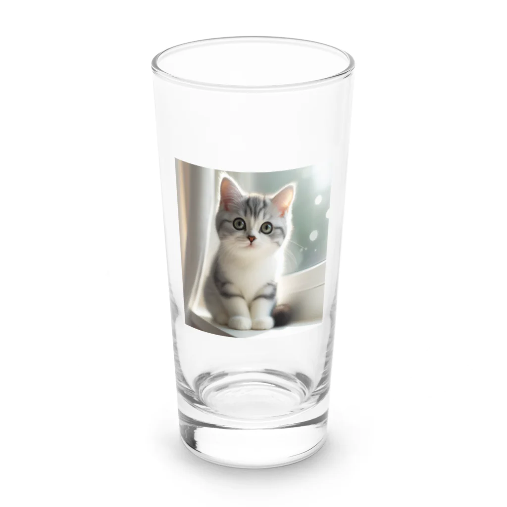 nico711のアメショちゃん Long Sized Water Glass :front