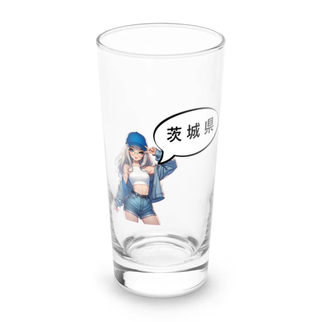 music_japanの茨城ガール（一部両面あり） Long Sized Water Glass :front