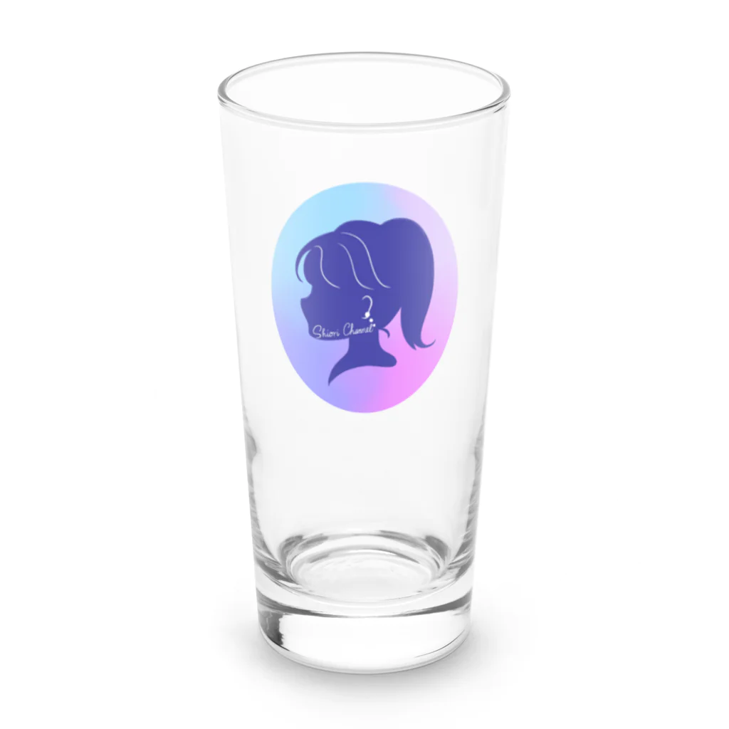 しおりちゃんねるのちゃんねるロゴ Long Sized Water Glass :front