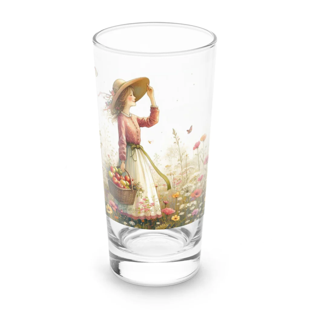 　  　✤ れもん＆ルイ✤の🌸”春風の恋 Long Sized Water Glass :front