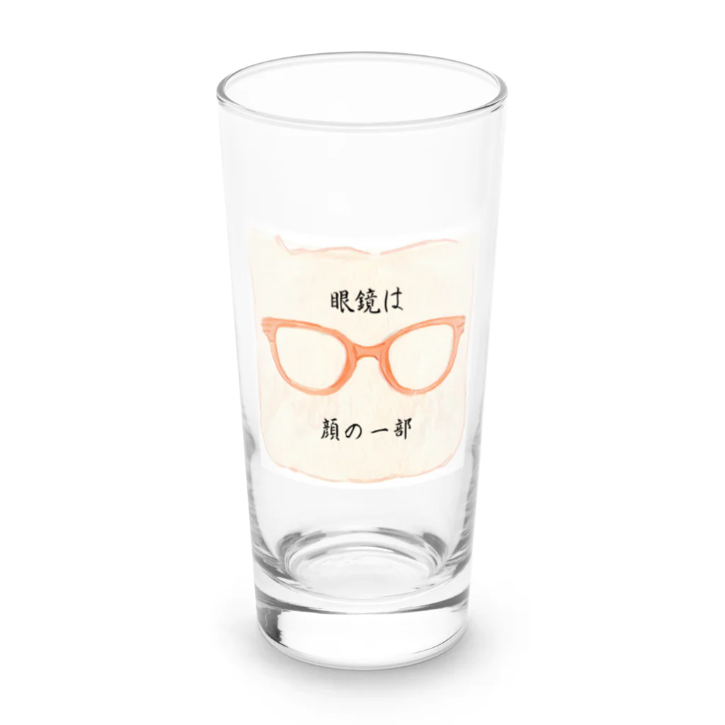 shop2004の眼鏡さん Long Sized Water Glass :front