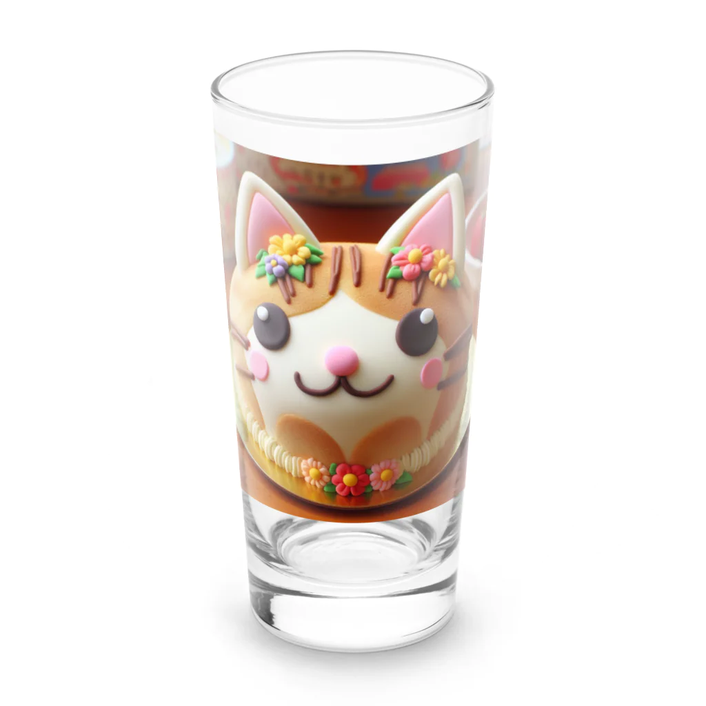 neko_shopのねこケーキ２ Long Sized Water Glass :front