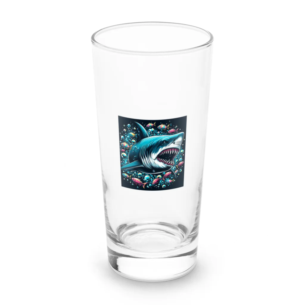 アートフル・メッセンジャーのCOOL SHARK Long Sized Water Glass :front