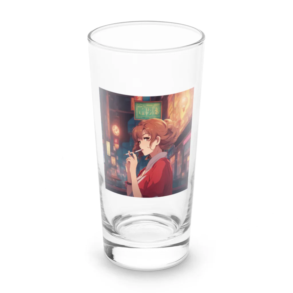 Kyon_IllustItemShopのエキセントリックなファッション愛好家 Long Sized Water Glass :front