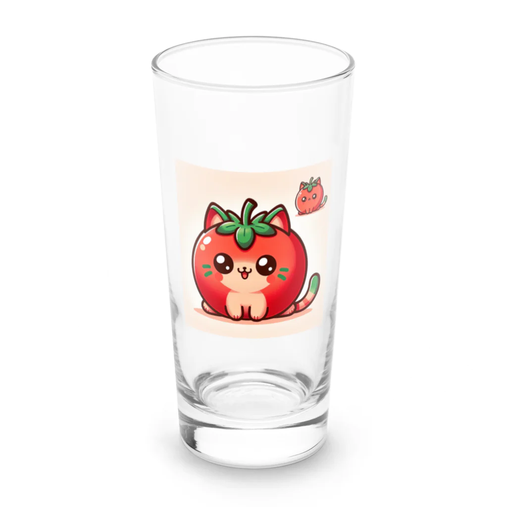 コウヘイのトマト猫 Long Sized Water Glass :front