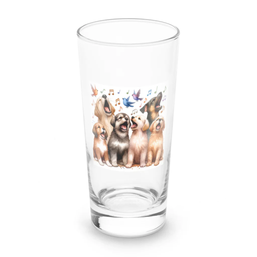 えほんのふんわりぺーじのみんなで歌おう：協力の楽しさ Long Sized Water Glass :front