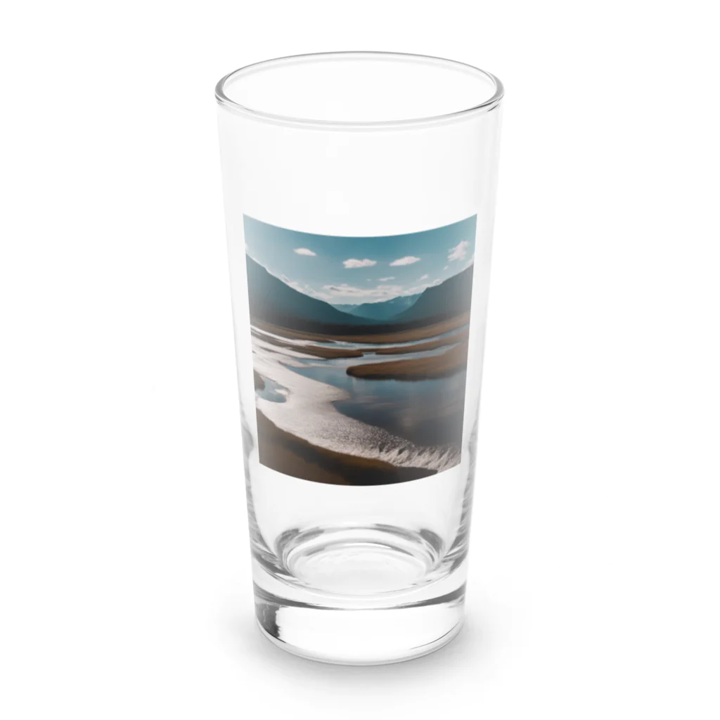 metametamonnのイエローストーン国立公園 Long Sized Water Glass :front