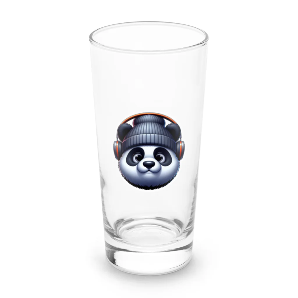 パンダマンのふくよかパンダ Long Sized Water Glass :front