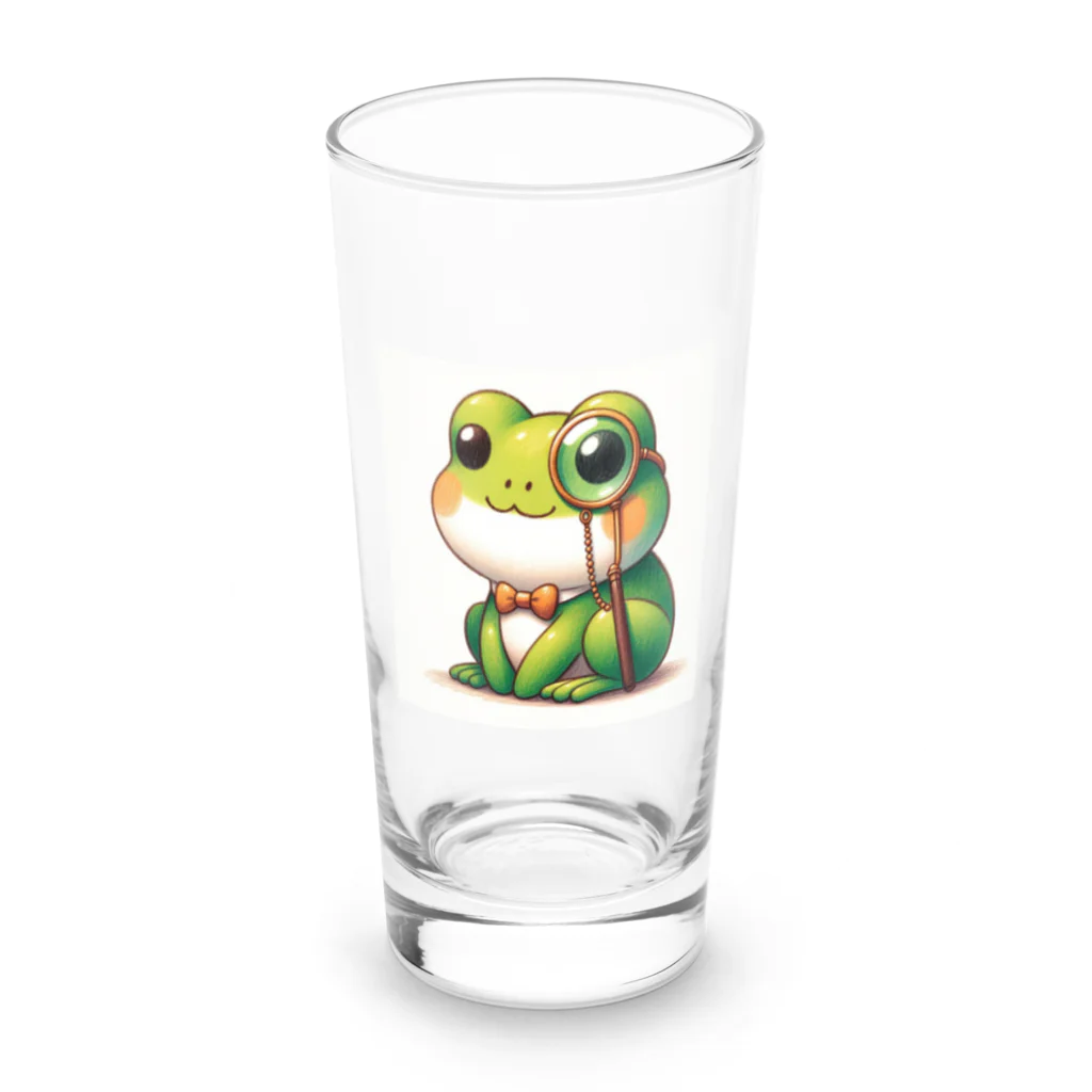 kawaiidoubututatiのカエル×めがね Long Sized Water Glass :front