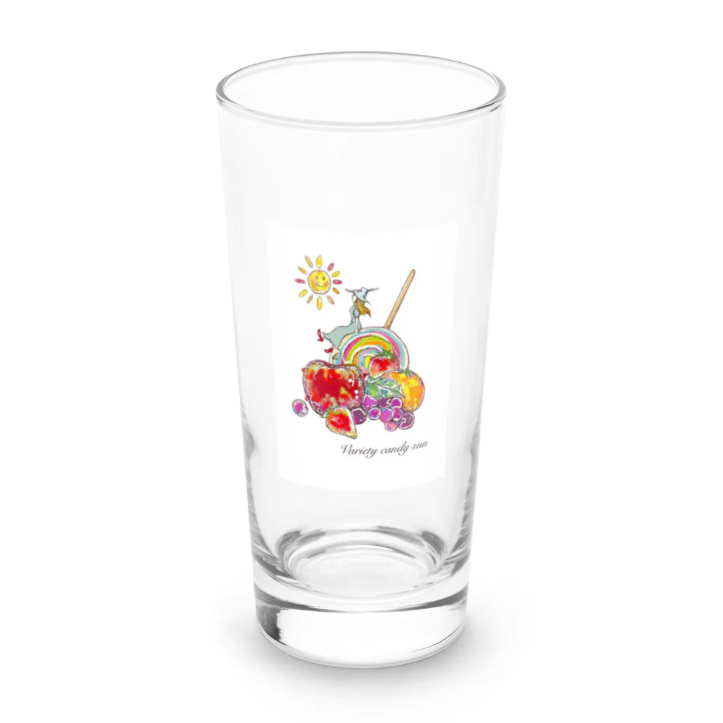 SararanranのバラエティーキャンディーSANのオリジナルグッズ Long Sized Water Glass :front