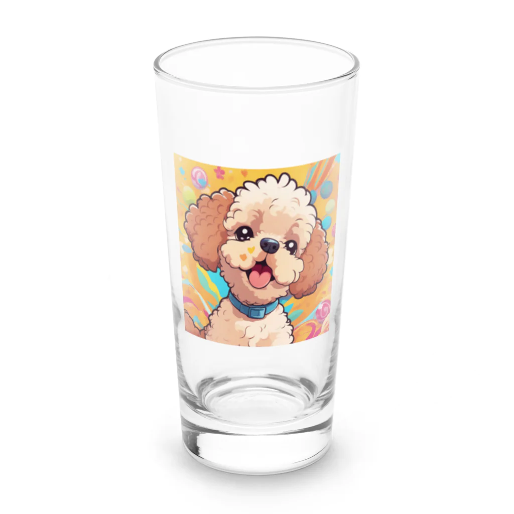 AdvanceDreamのトイプードル Long Sized Water Glass :front