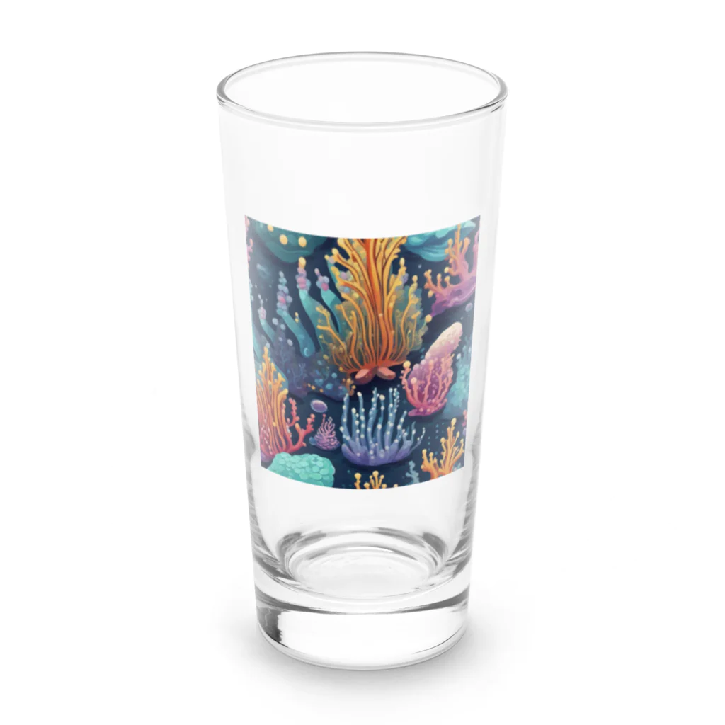 yuking0825の海を彩るコーラル Long Sized Water Glass :front