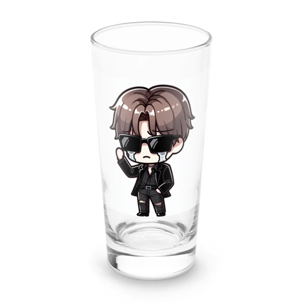 Taki_Workの泣き男くん Long Sized Water Glass :front