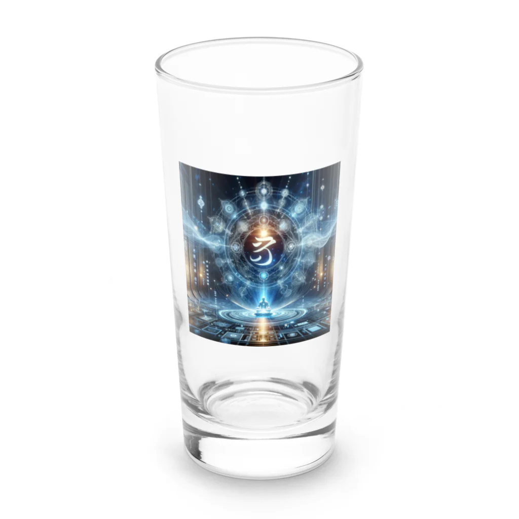 itohmaの梵字＋AI Long Sized Water Glass :front