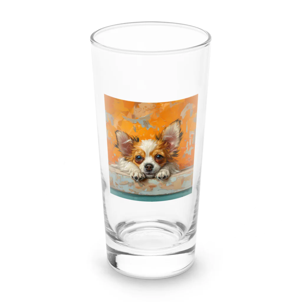 AQUAMETAVERSEの可愛いワンコ Marsa 106 Long Sized Water Glass :front