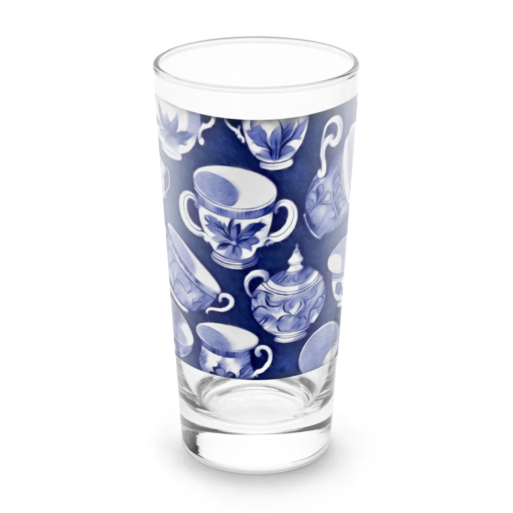 (っ◔◡◔)っ ♥ Le Petit Trésor ♥の花の詩カップ(The Flower Poetry Cup) Long Sized Water Glass :front