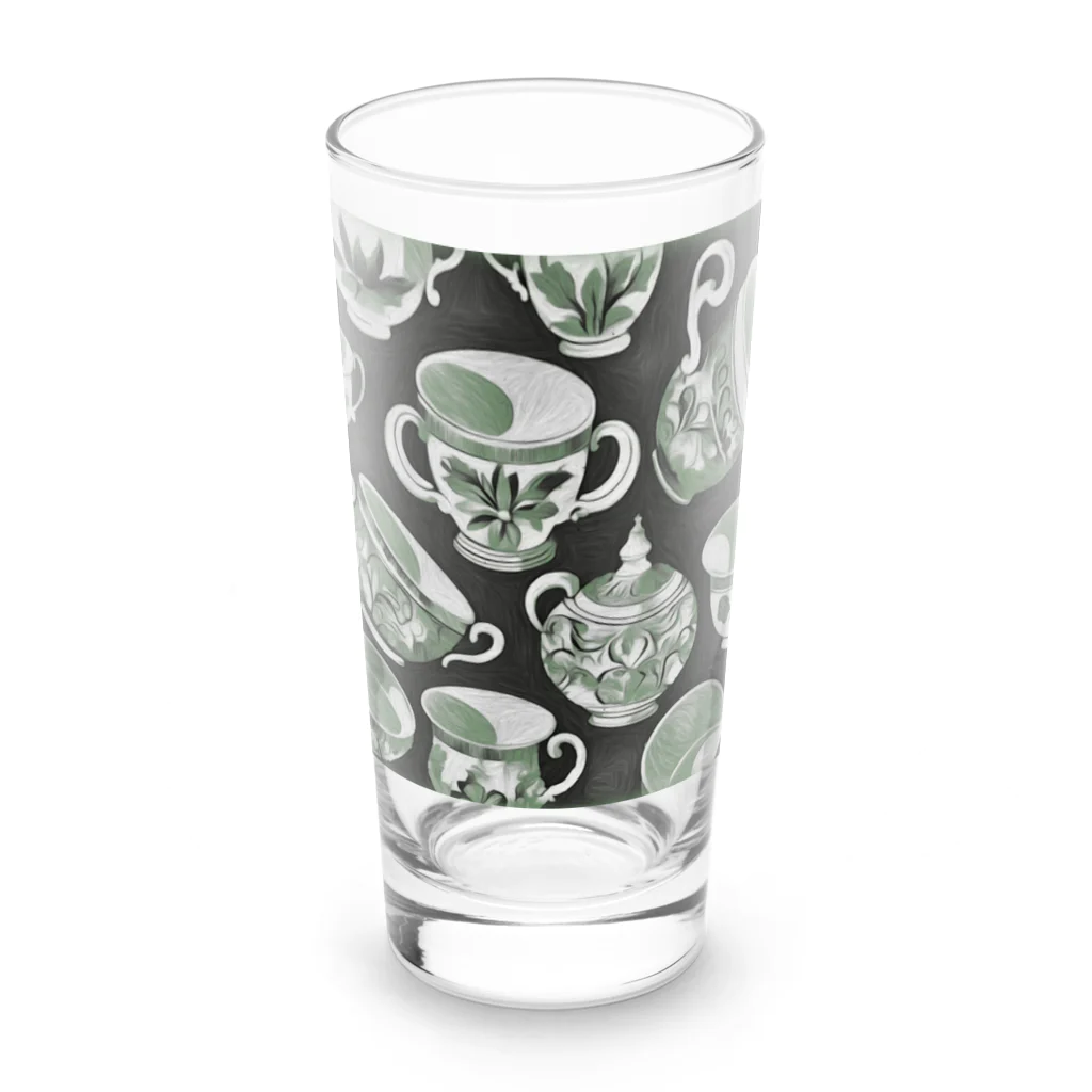 (っ◔◡◔)っ ♥ Le Petit Trésor ♥の花の詩カップ(The Flower Poetry Cup) Long Sized Water Glass :front