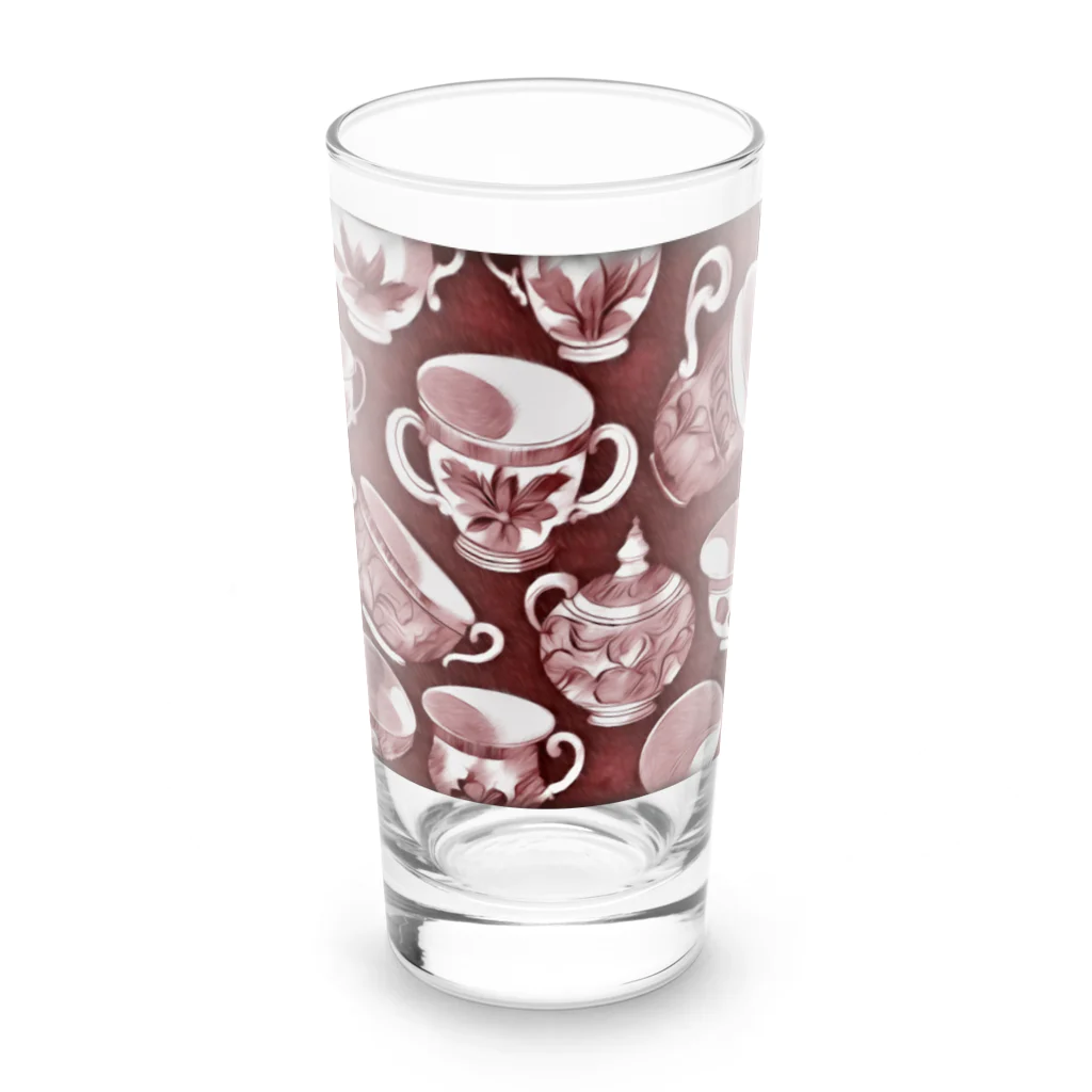 (っ◔◡◔)っ ♥ Le Petit Trésor ♥の花の詩カップ(The Flower Poetry Cup) Long Sized Water Glass :front