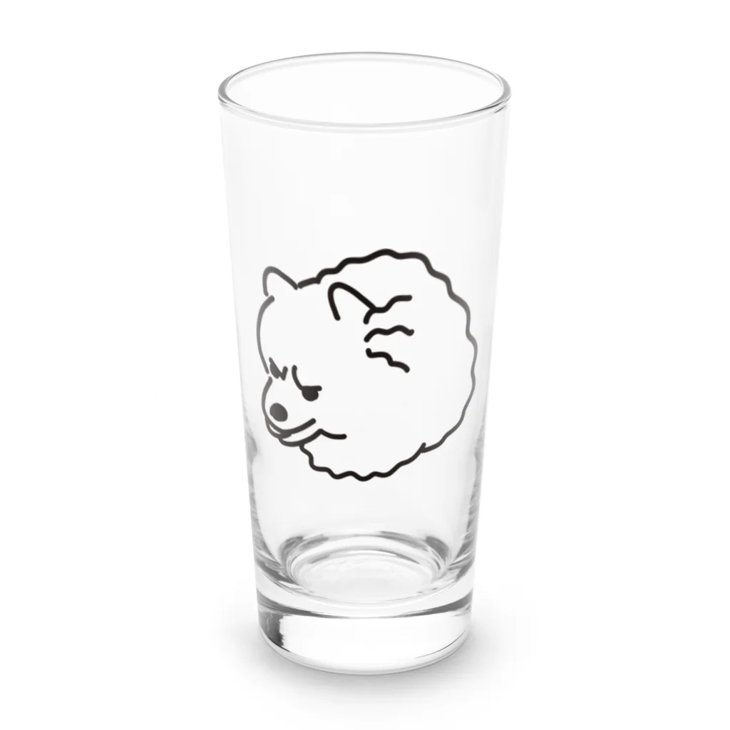 POTATOの悪いポメラニアン Long Sized Water Glass :front